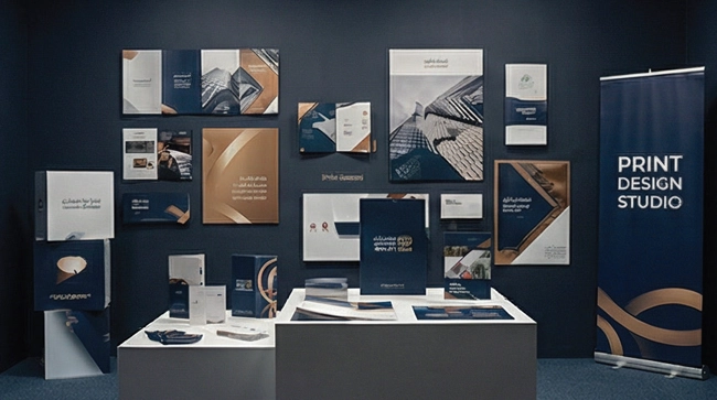 تصميم الهويات البصرية والمطبوعات